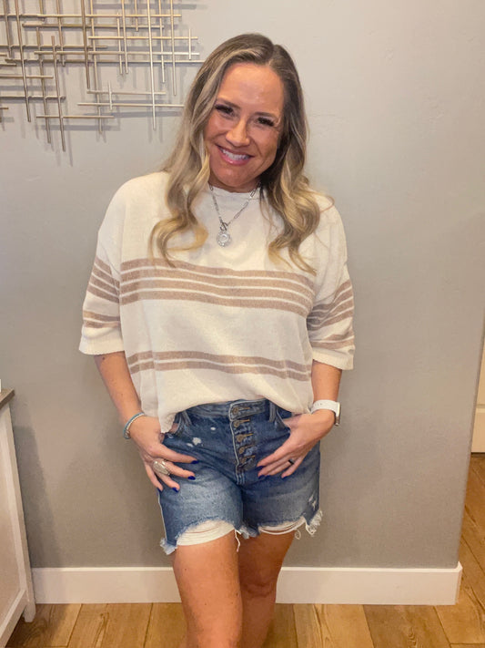 Don't Forget the Cold Foam Striped Hoodie