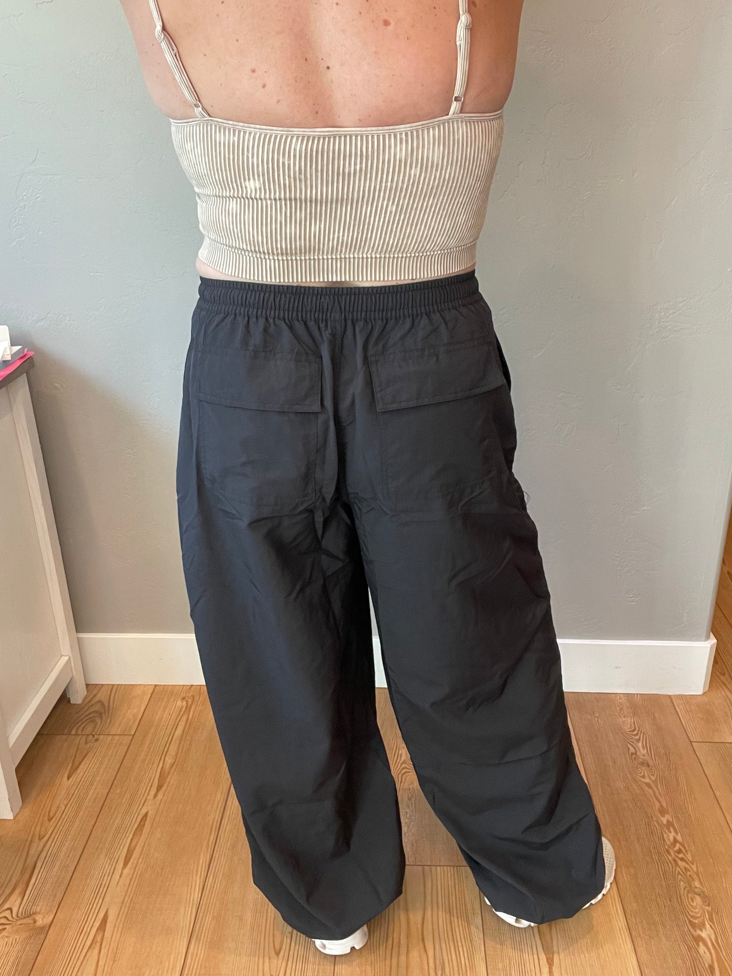 Step Up Joggers in Black by RM