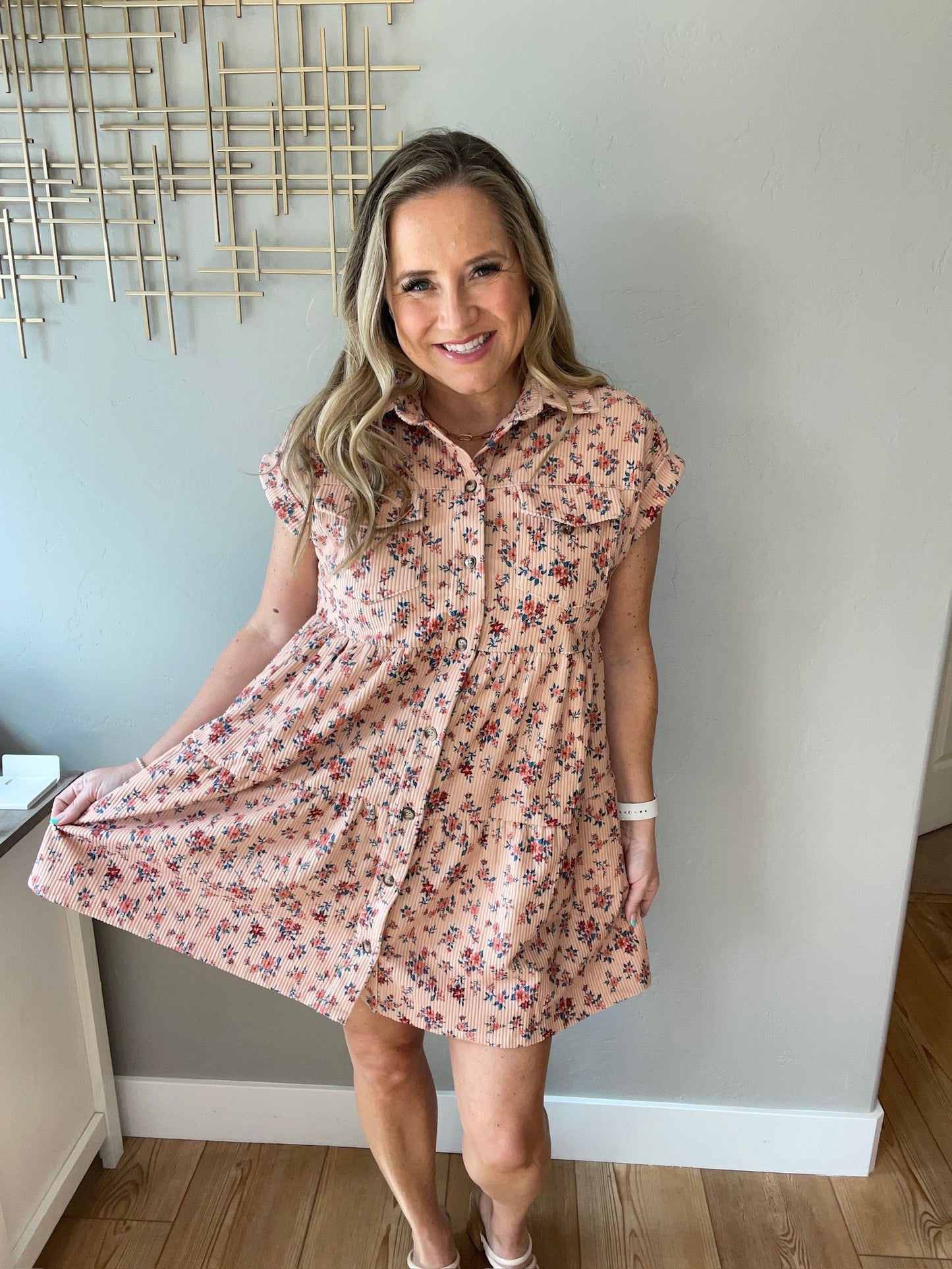 Anywhere You Go I'll Be Collared Dress by RM