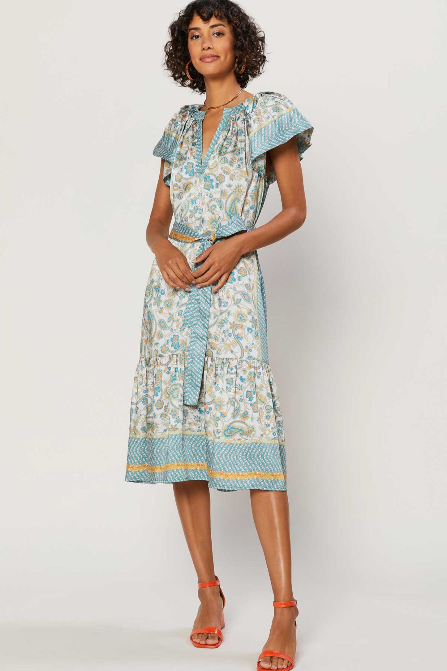 Flirty Tie Waist Dress