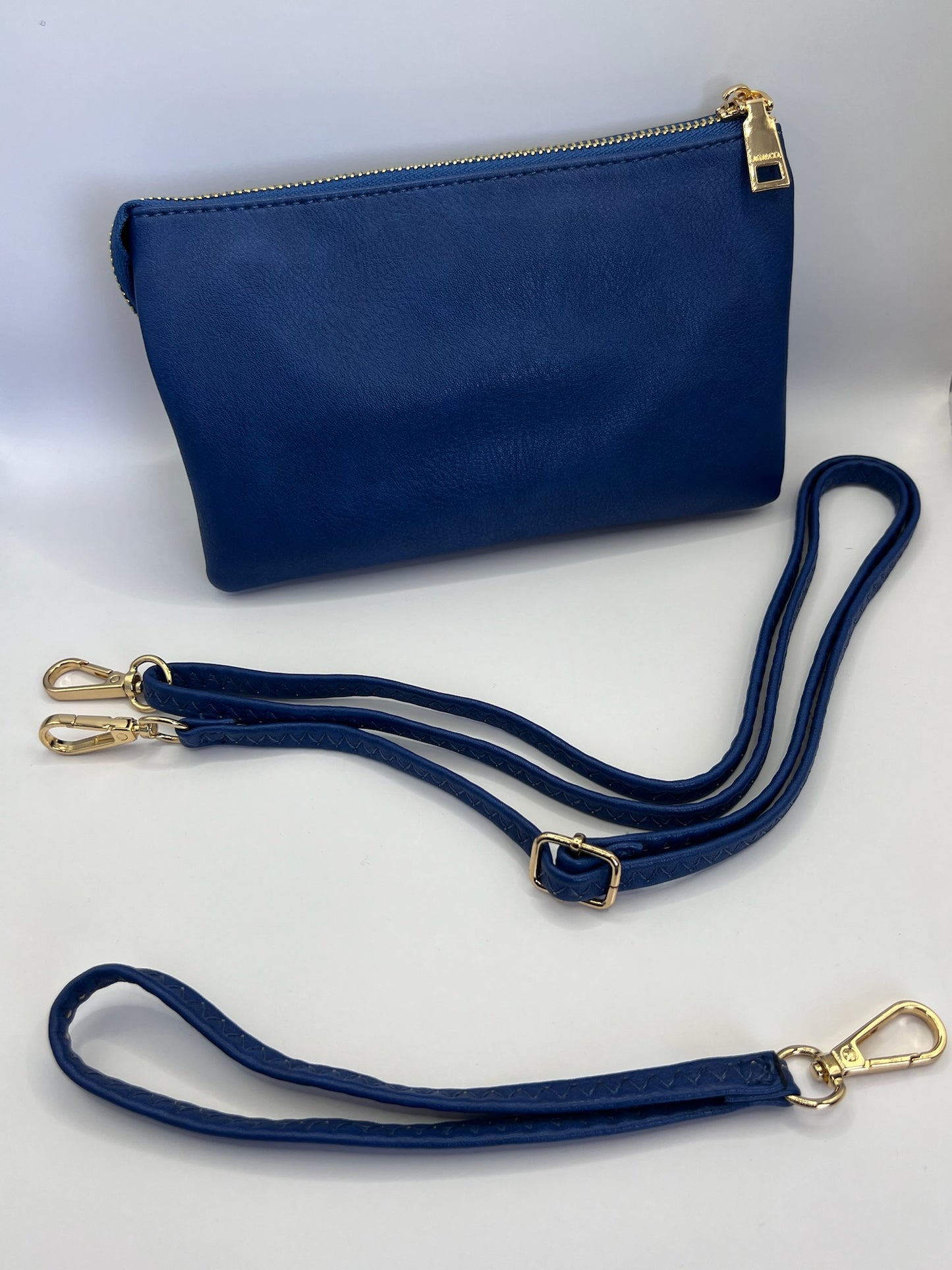 Riley Vegan Crossbody in Royal Blue