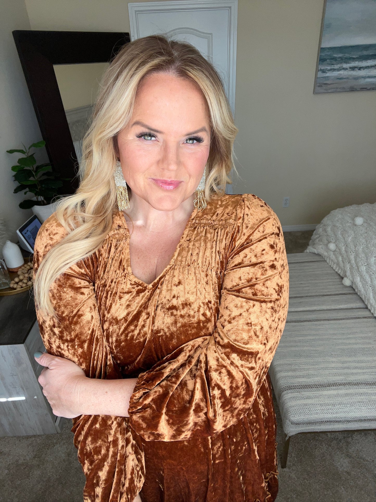 Magnificent Muse Velvet Dress