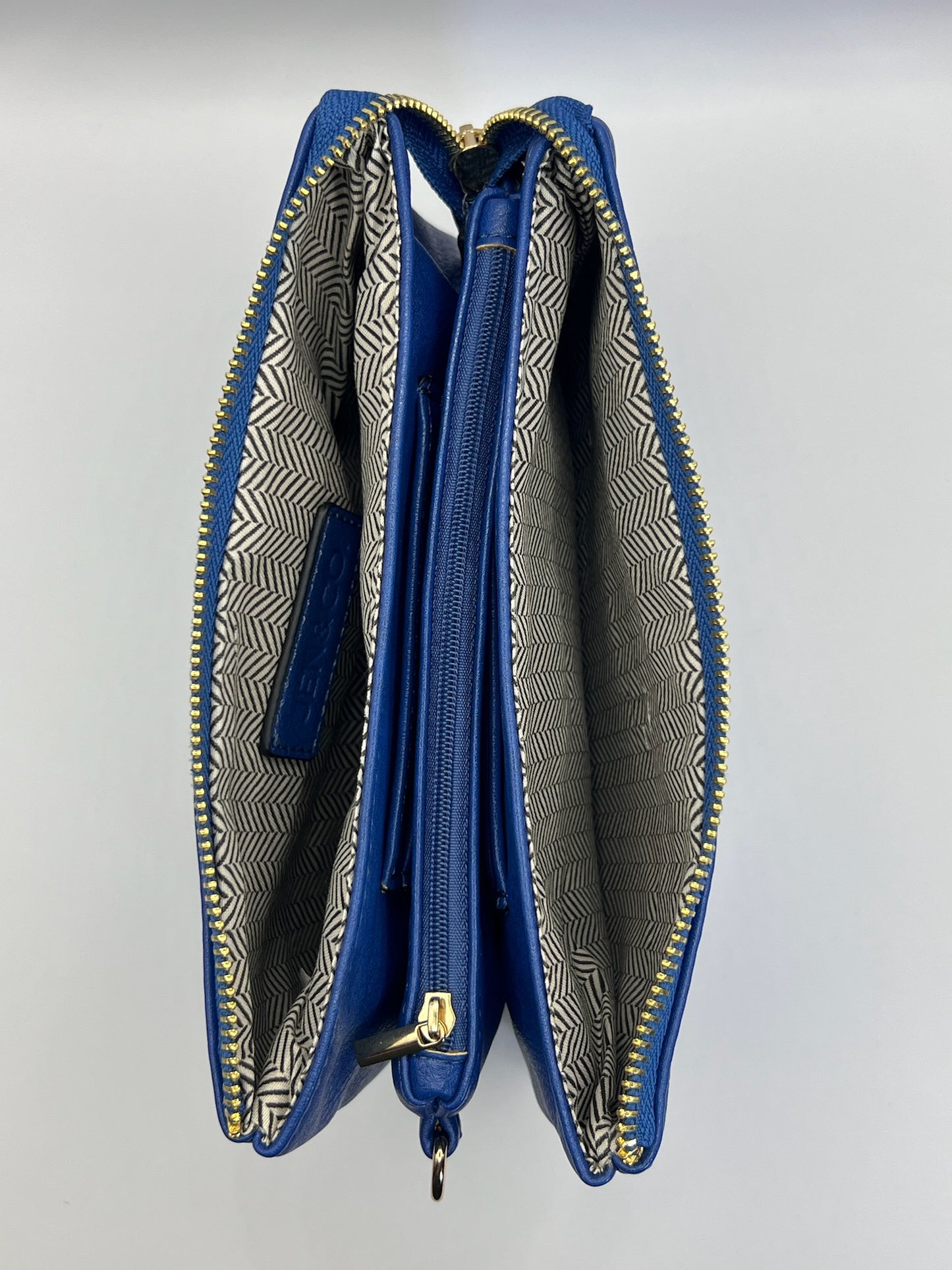 Riley Vegan Crossbody in Royal Blue