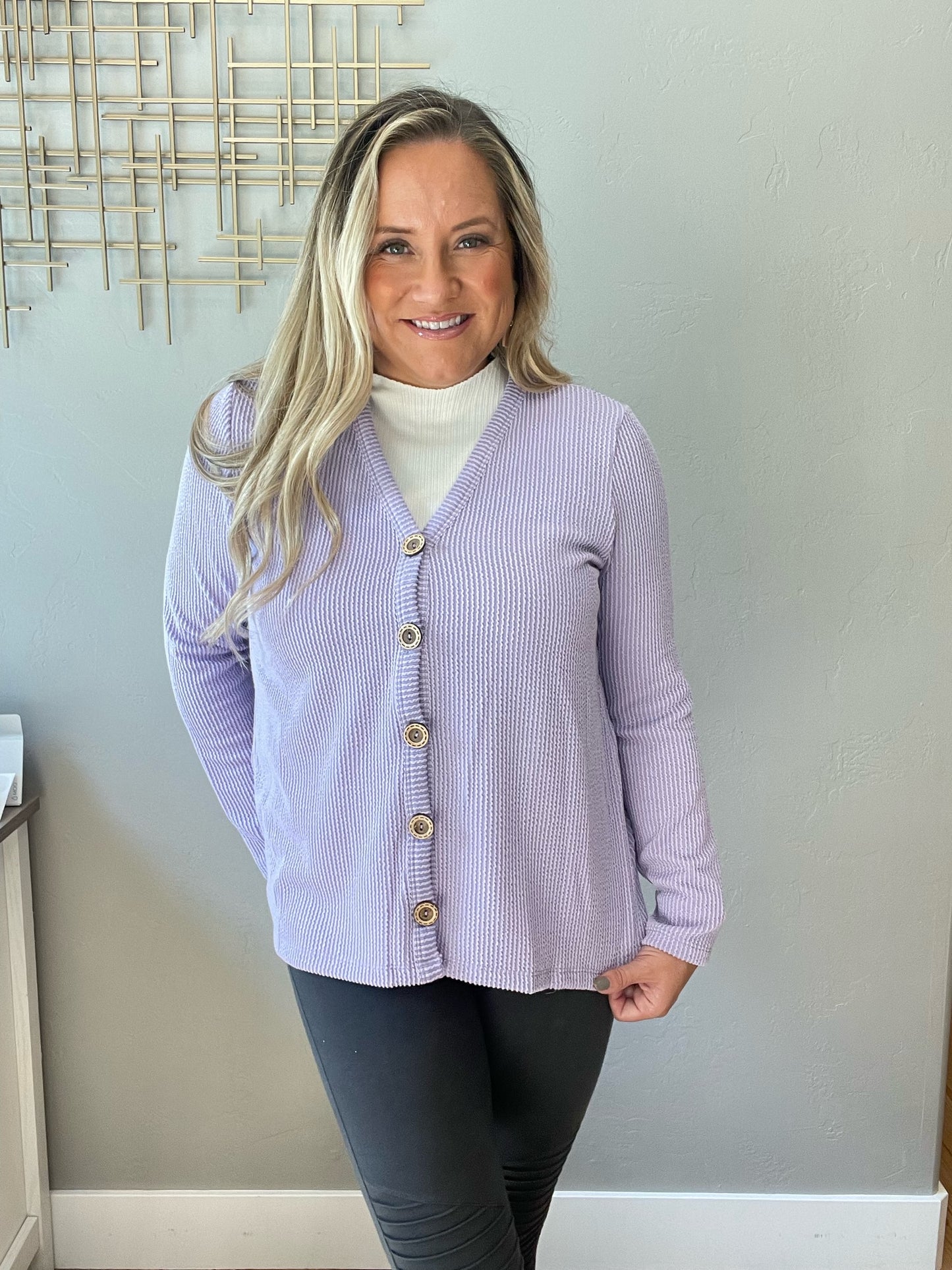 Dilly Dally Ribbed Cardigan