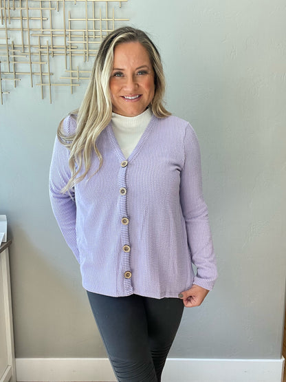 Dilly Dally Ribbed Cardigan