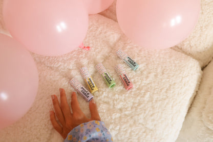 Lip Balm, Birthday Confetti Cake, Blue