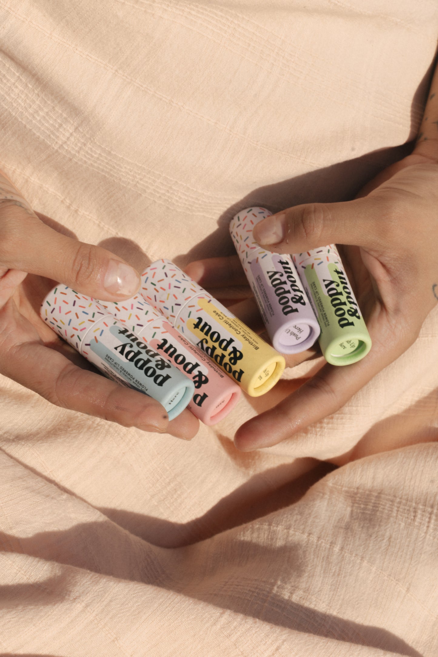 Lip Balm, Birthday Confetti Cake, Blue