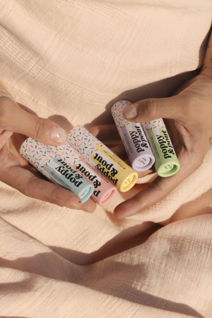 Lip Balm, Birthday Confetti Cake, Blue