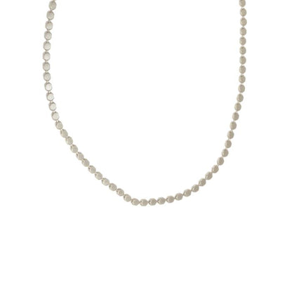 Flat Bead Necklace. Perfect for layering